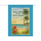 Welcome to the Gulf Coast – Where Sunshine Meets the Sea - Beach Decor, Patio Sign, Outdoor Decoration, Gulf Coast Theme