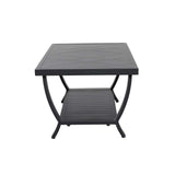 Jarvis 2-Piece Aluminum Sofa Set with Coffee Table