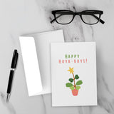 Happy Hoya-Days! Greeting Card – Blank Inside With Envelope, 5" x 7"