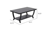 Jarvis 2-Piece Aluminum Sofa Set with Coffee Table