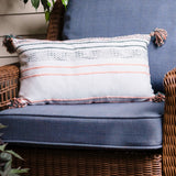 Tylanne 12X22" Handwoven Recycled Outdoor Throw Pillow