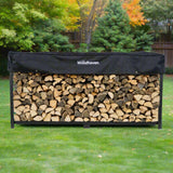 The Woodhaven 8ft Firewood Rack