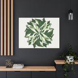 Calathea White Fusion Canvas Print – Botanical Wall Art