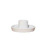 Whirl Ceramic Candle Holder - set of 2