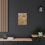 Seaside Wildflower Gathering – Impressionist Style Portrait