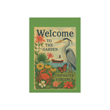 Welcome to the Garden at Tidewater Virginia - Beautiful Outdoor Decor for Home, Seasonal Garden Banner, Perfect Gift for Garden Lovers, Garden Decor