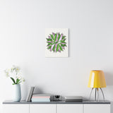 Syngonium Tricolor Pattern Canvas Print – Botanical Wall Art