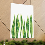 Snake Plant Botanical Print – Unframed Wall Art
