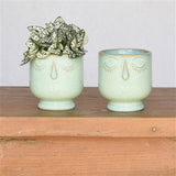 Celia Cachepot, Ceramic - Sm - Teal