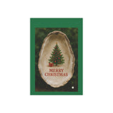 Merry Christmas, Oyster Shell Garden Banner