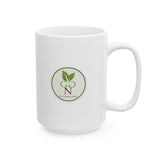 Valentine Garden Ceramic Mug (11oz, 15oz) – Floral Inspirational Coffee Cup