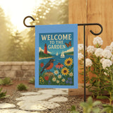 Great Lakes Garden Welcome Banner – “Harbor & Harmony” Garden Welcome Banner, Decorative Garden Flag, Home and Yard Decor, Spring and Summer Decor, Outdoor Welcome Sign