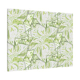 Snow Queen Pothos Pattern Canvas Print – Botanical Wall Art