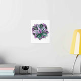 Tradescantia Nanouk Botanical Print – Unframed Wall Art
