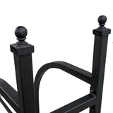 The Woodhaven 9ft Courtyard Firewood Rack