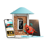 Birdfy Feeder with Solar Panel - Solar-Powered Smart Bird Feeder with Camera