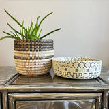 Mud Cloth Natural Soapstone Bowl - 8"