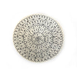 Mud Cloth Natural Platter - 10"