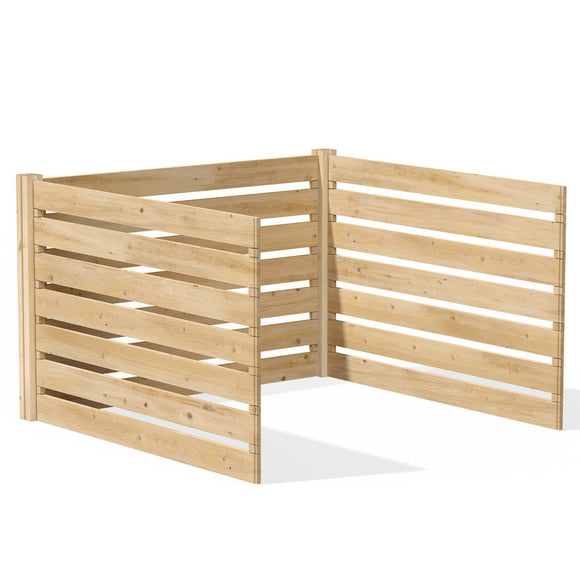 Add on Kit for 308 Gallon Cedar Wood Compost Bin - Made in the USA - FREE SHIPPING