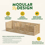 Add on Kit for 308 Gallon Cedar Wood Compost Bin - Made in the USA - FREE SHIPPING