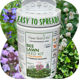 Bee Lawn Seed Kit - Easy Spread Shaker