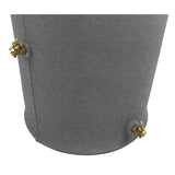 Dark Grey Granite 50-Gallon Plastic Urn Rain Barrel with Planter Top - FREE SHIPPING