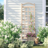 76-inch Tall Mocha Tan Brown Vinyl Garden Trellis - FREE SHIPPING