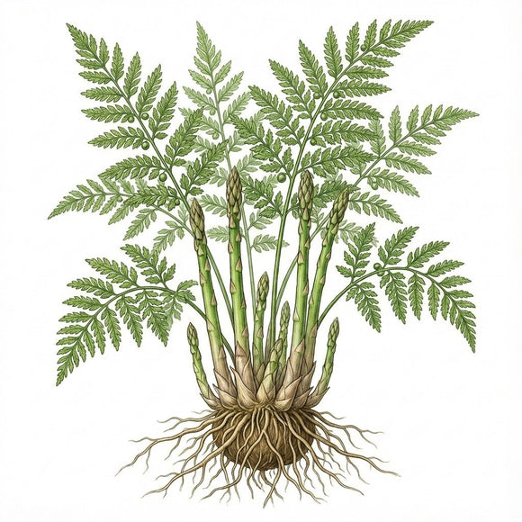 Illustration of ASPARAGUS Seeds, Mary Washington
