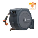 Retractable Garden Hose Reel 62ft-155ft