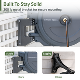 Retractable Garden Hose Reel-1/2in-130ft