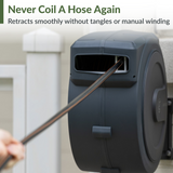 Retractable Garden Hose Reel-5/8in-90ft