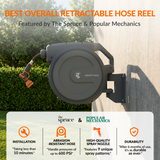 Retractable Garden Hose Reel-5/8in-90ft