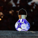 Solar Tea Lanterns 5" Handblown Glass