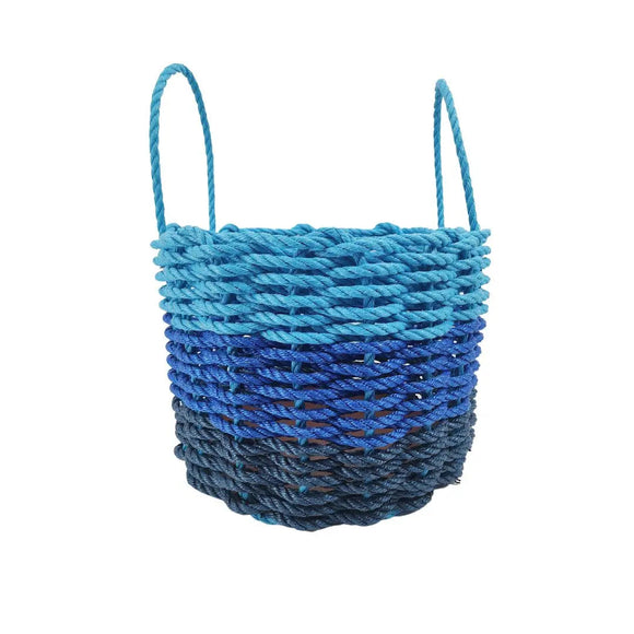 Authentic Maine Lobster Rope Storage Navy Blue, Blue and Light Blue - FREE SHIPPING