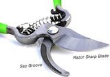 Classic Bypass Pruning Shears Clippers (Green)