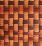 Close-up of woven brown and black pattern Basket Weave Brown Oxide