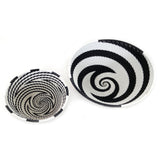 Zulu Wire Basket Bowl - Black + White, Medium