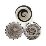 Zulu Wire Basket Bowl - Black + White, Small