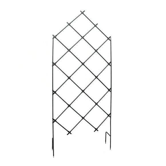 Outdoor 7-FT. Tall Wrought Iron Lattice Garden Trellis - FREE SHIPPING