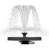 Solar Powered Birdbath to Water Fountain Kit with 4 Nozzle Heads - FREE SHIPPING