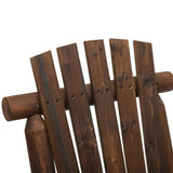 Adirondack Patio 2 Chair Lounger with Center Coffee Table Brown - FREE SHIPPING