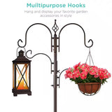 Complete Bird Feeder Set with Bronze Metal Stand Suet Water Bowl Tube and Tray - FREE SHIPPING