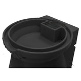 Black 65-Gallon Plastic Urn Rain Barrel with Planter Top - FREE SHIPPING
