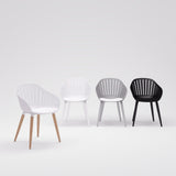 Nassau Resin and Aluminum Chairs - 4 Piece