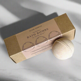 Box of Slow North bath bombs on a marble surface