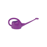 Purple watering can on a white background