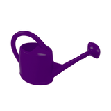 Purple watering can on a white background