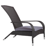 Black Coconino Wicker Chair