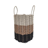 Authentic Maine Lobster Rope Storage Black, Brown, Tan Ombre - FREE SHIPPING