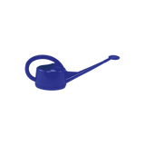 Blue watering can on a white background
